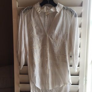 Anthropologie Button Up Blouse
